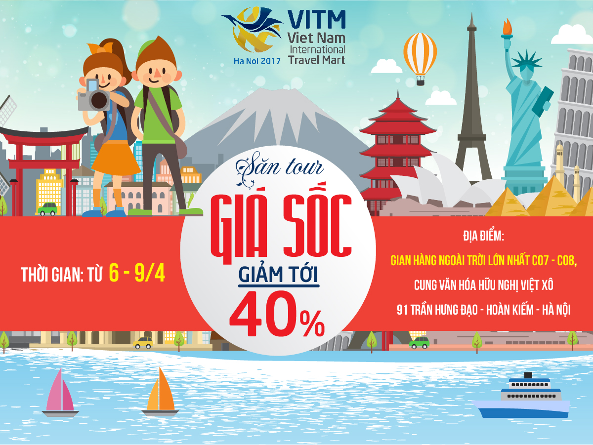 3 CÁCH CỰC ĐƠN GIẢN ĐỂ ĐĂNG KÍ TOUR KHUYẾN MẠI BÁN TẠI HỘI CHỢ CỦA HANOIREDTOURS